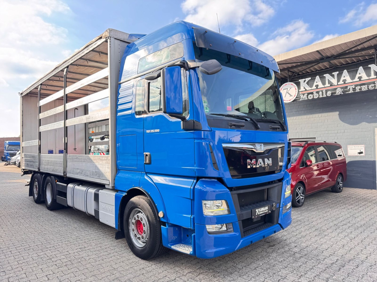 MAN 26.500 TGX+Anh LBW Euro6 Lift/Lenkachse - Камион со церада: слика 1 MAN 26.500 TGX+Anh LBW Euro6 Lift/Lenkachse - Камион со церада: слика 1