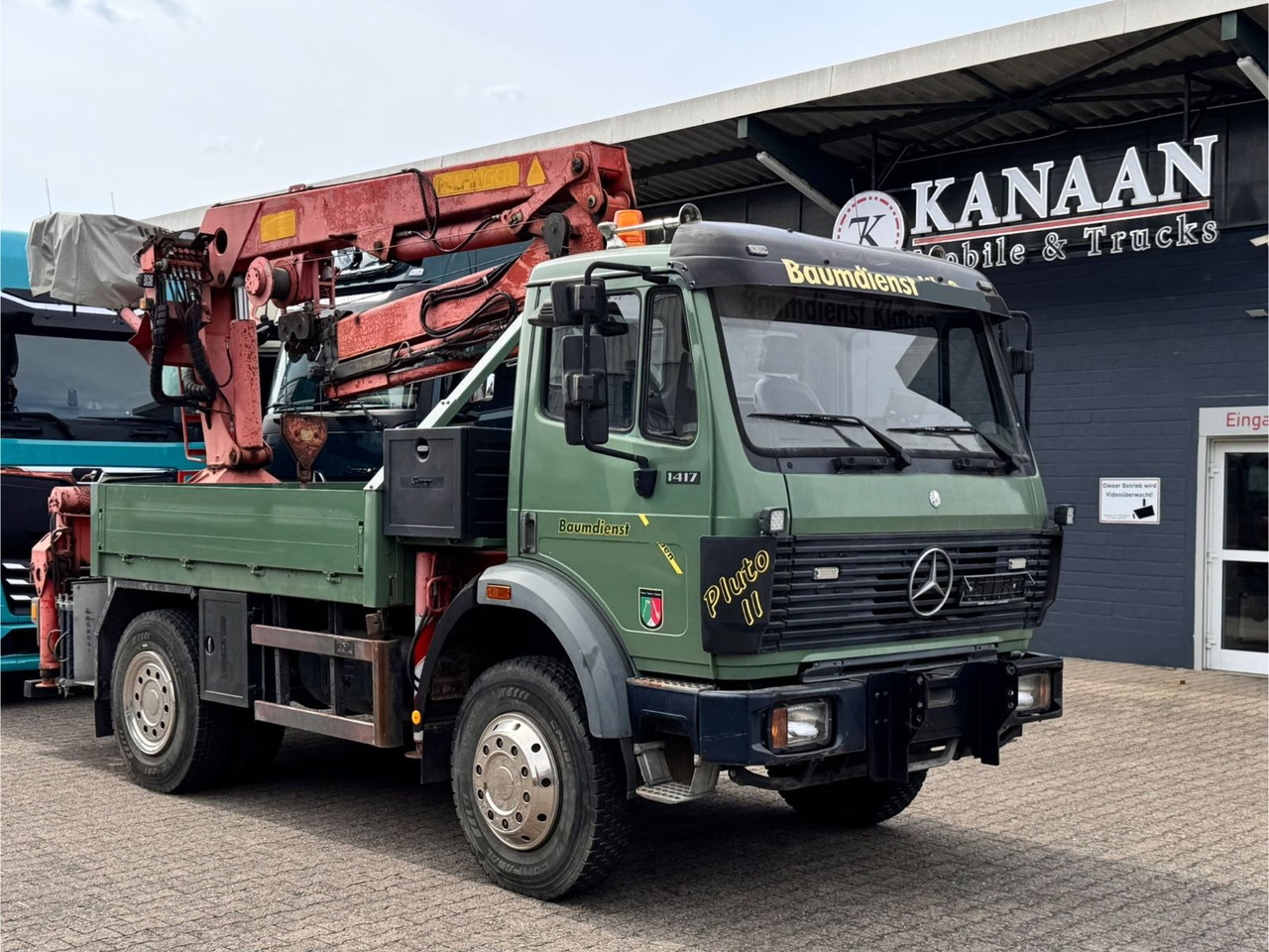 Mercedes-Benz 1417 AK Allrad Palfinger Montagekran 17,7m 64TKM - Камион со кран: слика 2 Mercedes-Benz 1417 AK Allrad Palfinger Montagekran 17,7m 64TKM - Камион со кран: слика 2