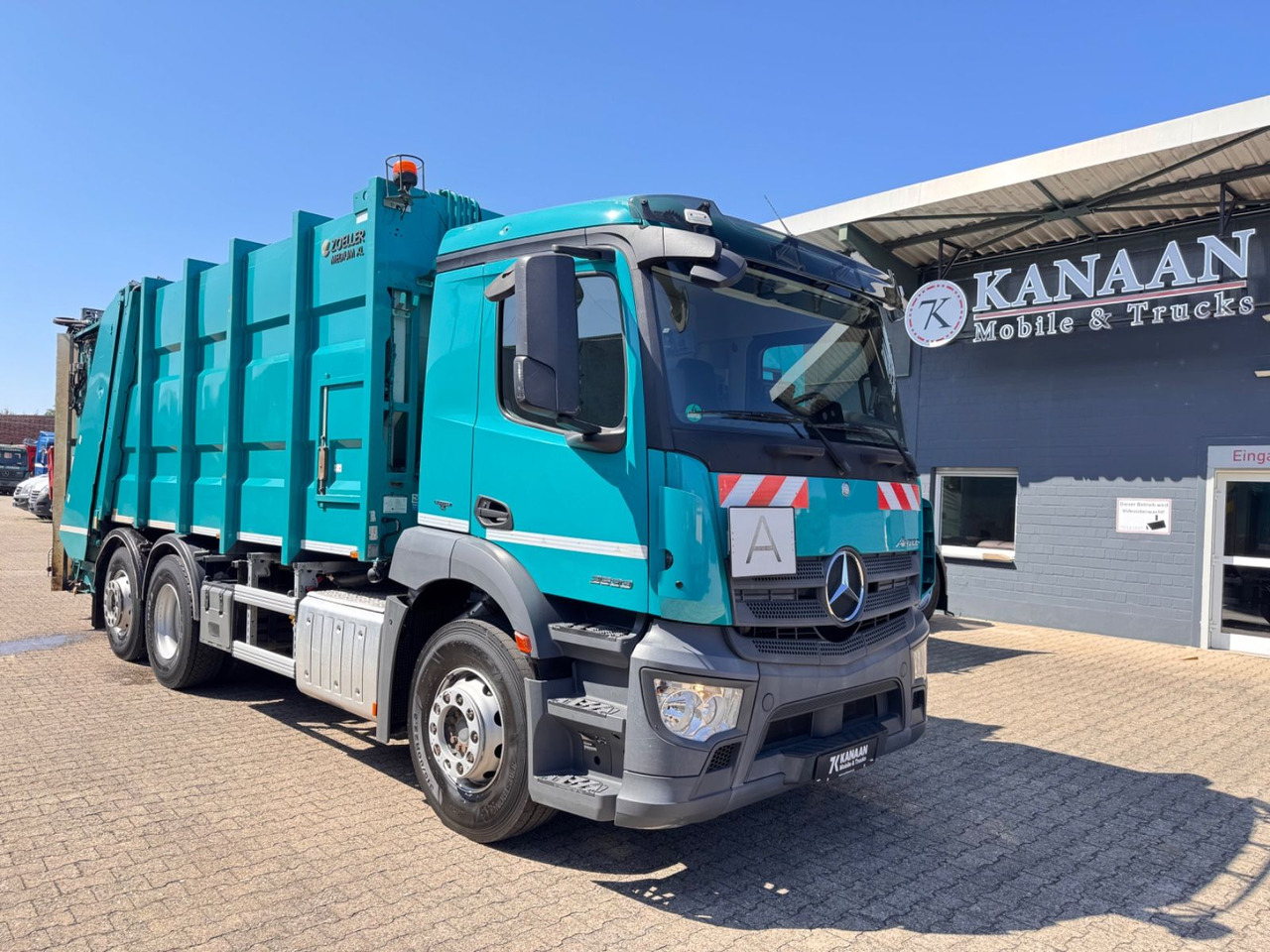 Mercedes-Benz 2533 Antos Müllwagen Zöller ATM bei 90Tkm - Камион за ѓубре: слика 1 Mercedes-Benz 2533 Antos Müllwagen Zöller ATM bei 90Tkm - Камион за ѓубре: слика 1